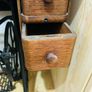 Vintage wooden singer sewing table Image 5