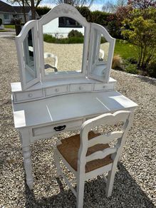 Dressing Table, Mirror and Chair