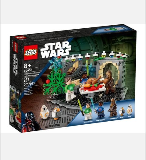 Christmas Lego Star Wars 40658 Millennium Falcon Holiday Diorama