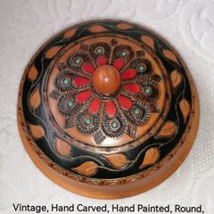 Wooden Lidded Keepsake Box