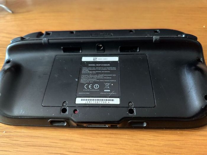 Wii U Black Gamepad