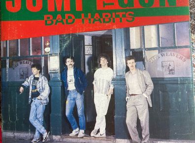 Jump the gun Bad habits picture sleeve vinyl record single in vg+ condition