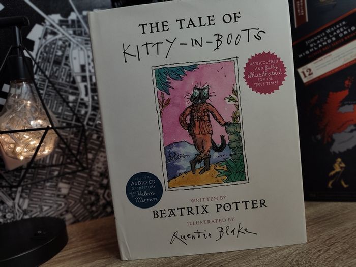 The Tale of Kitty-in-Boots ! by Beatrix Potter ! Hardcover ! WIth Audiobook ! CD ! 2016 ! by Warne !