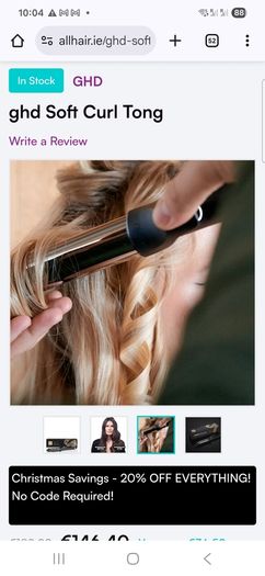 Soft Curl Tong Ghd Curve