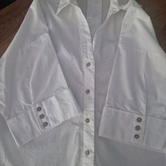 Zara womens white summer shirt as new