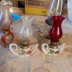 Minature oil lamps