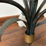 Hunter Green Marble Effect and Brass Vintage Ceiling Light Image 9