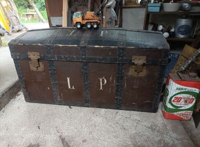 large antique trunk