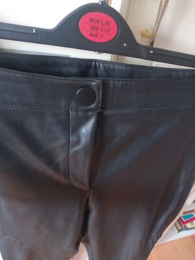 ladies trousers leatherlook pu