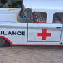 Rare 1960's MTH Japanese Tin plate Friction Ambulance Image 5