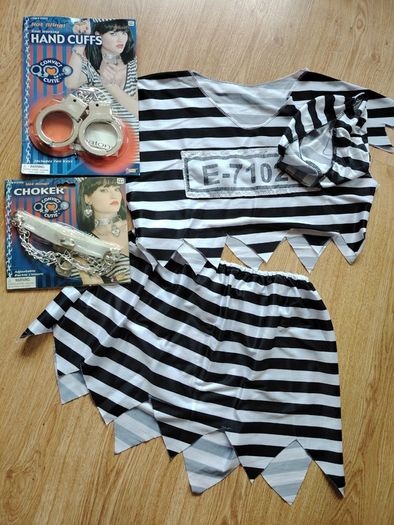 Convict Ladies Funcy Dress Costume   Size 8-10