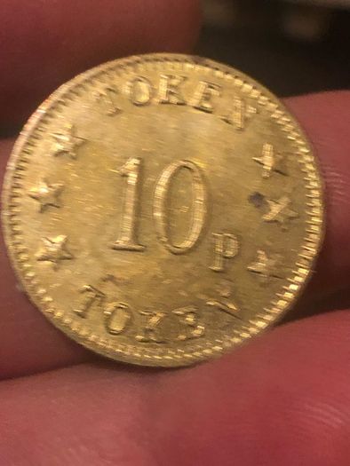 10 Pence - Deith Leisure Vintage Gaming token