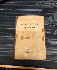 Vintage Ford Eight handbook 1933 to 1939  Dated 1939 Third Edition