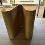 Mid-Century Style Bent Plywood Magazine Rack/Vinyl Holder Image 4