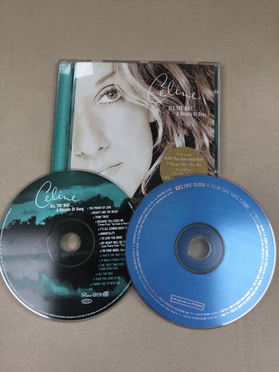 Celine Dion all the way greatest hits cd with a new day has come extra cd pop 90s