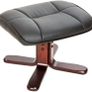 Recliner Chair with Footstool Faux Leather - Free Delivery Nationwide Image 6