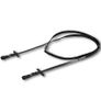 Leather Flash Bridle with Reins and Bit Black Pony Image 5