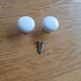Ceramic Cupboard Knobs x 2 for Sale Image 3