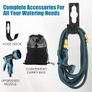 75FT Garden Hose Expandable Garden Hose with 10 Function Hose Spray Gun/Solid Brass Fittings Leak Proof Lightweight Used for Gardening Watering etc 75ft Image 6