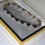 Vintage Sterling Silver Gemset Line Bracelet Image 2