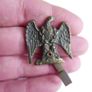 Vintage Miniature Brass Eagle Hooks for hanging a Saber or other military items Image 3