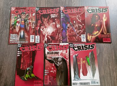 Identity Crisis Complete 7 Issue Comic Book Set DC