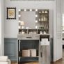 Dressing Table with Mirror and 10 LED Lights Image 5
