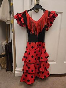 Spanish flamenco dressup costume