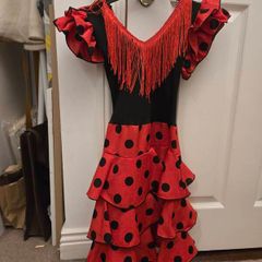 Spanish flamenco dressup costume