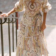 zara midi bohoo dress
