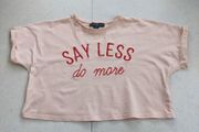 Girls Crop Top UK 4-6 (approx 12-13yrs)