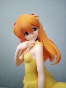 Anime figurene, asuka, evangelion, summer dress