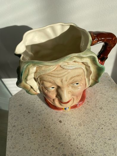 Antique China Toby jug Cheese Closch Cottage Biscuit Barrel Jugs
