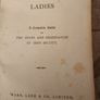 Complete Etiquete For Ladies.  Ward Lock & Company. Vintage Paperback In Fair Condition. See Photos. Image 5