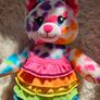 Build-A-Bear Rainbow Friends Cat with an Outfit Image 7