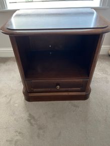 Two large bedside tables / lockers