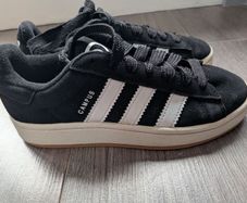 Black Adidas Campus Size 4 Good Condition