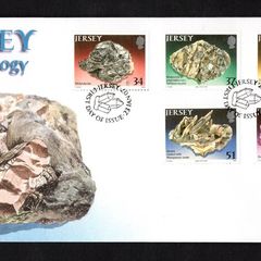 2007 Jersey Minerals Commemorative Stamps First Day Cover (FDC)