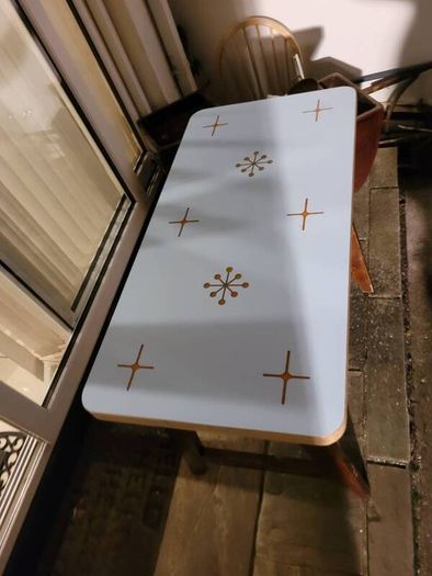 retro folding table