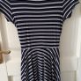 Navy Stripe girls age 11-12 dress Jasper Conran Image 2