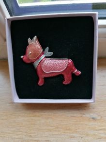 Jewellery Dog Brooch NEW