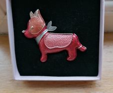 Jewellery Dog Brooch NEW