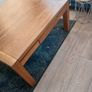 Solid oak coffee table Image 2