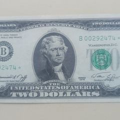 1978 UNC 2 Dollars Banknote
