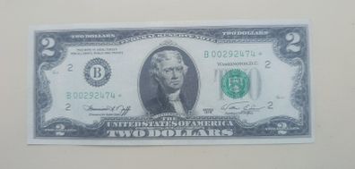 1978 UNC 2 Dollars Banknote