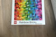 Lego Rainbow Bricks 1000 piece jigsaw puzzle