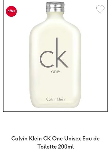 Calvin Klein CK One 200ml