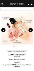 Armani Si 100ml parfum for her