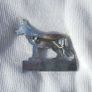 MCAA Alsatian Association (canine breeder's association) - a vintage membership enamel badge (1960's / 1970's). Excellent condition. Image 2