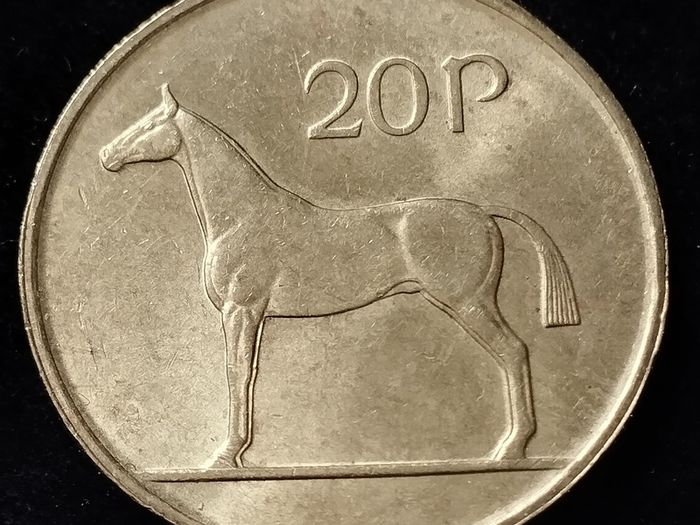 Ireland - 1986 - 20 Pence - EF - KM.25 - [524]
